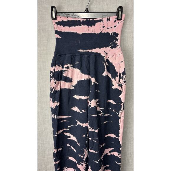 Young Fabulous & Broke Blue Pink Tie Dye Groove Jogger Pants Size S - Picture 2 of 9